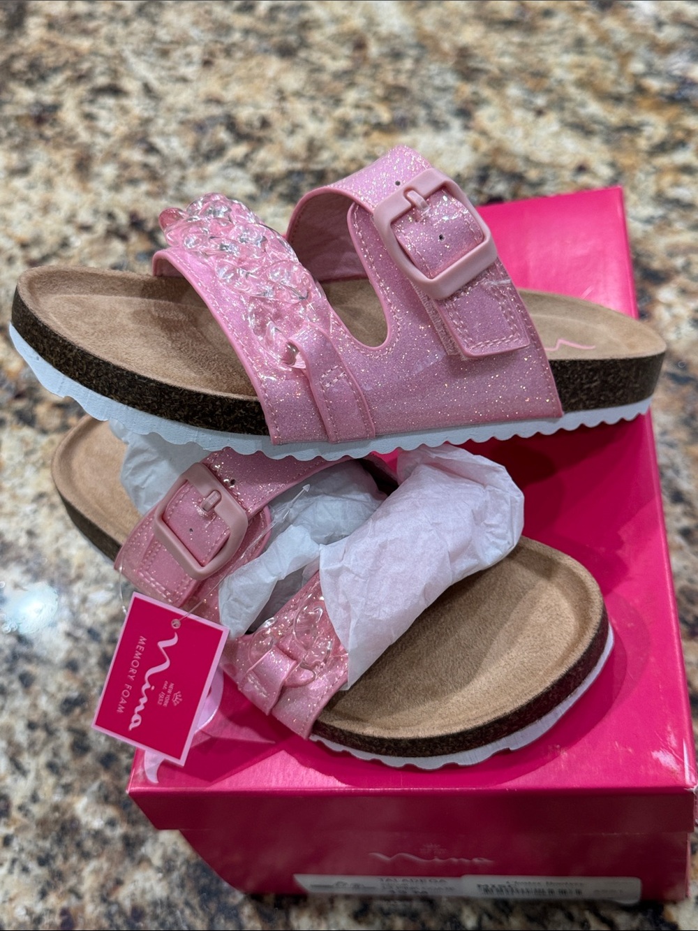 Nina Girls Slide NWT 13